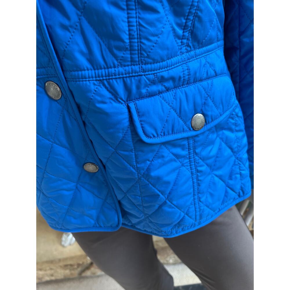 Talbots Button Down Blue Polyester Jacket Women's… - image 4